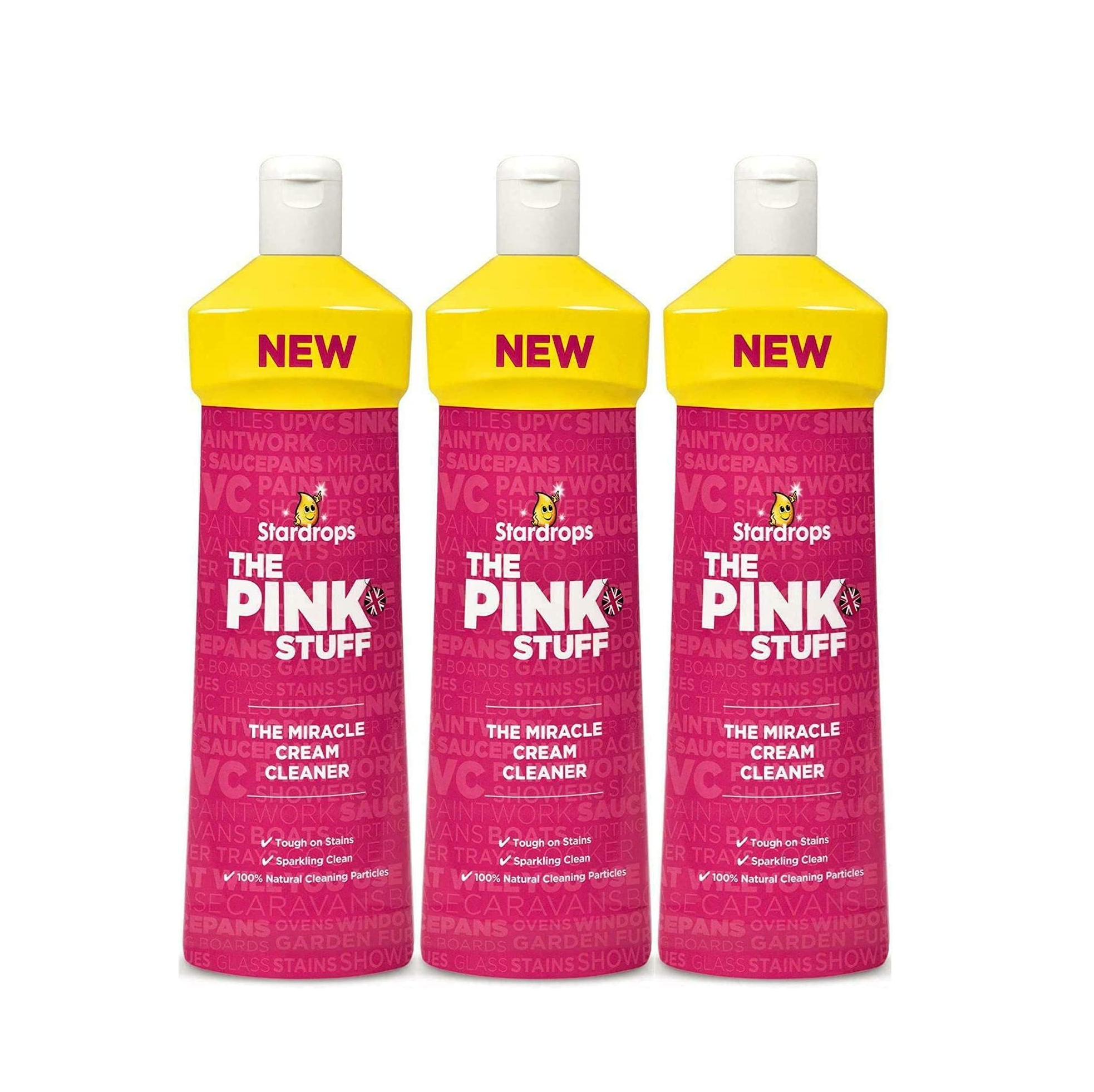 The Pink Stuff Stardrops The Miracle Cream Cleaner 500ml Pack of 2