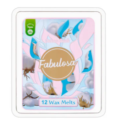 Fabulosa Wax Top Cotton Fresh - 12 Waxmelts - Ediție limitată