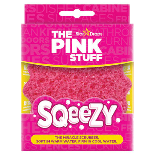 The Pink Stuff Sqeezy - Oboustranná čistící houba růžová