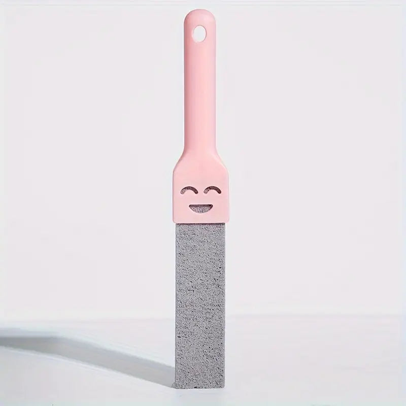 Roze Toiletscrubber Kalksteen so Smiley