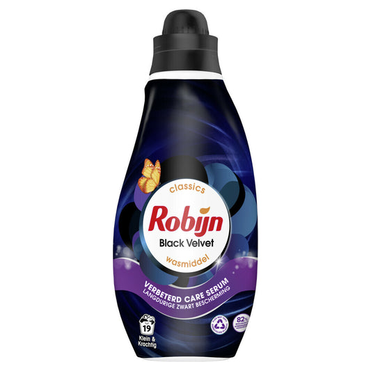 Robijn Detergent Black Velvet 665 ml - Protection & Luxury Fragrance for Dark Clothes