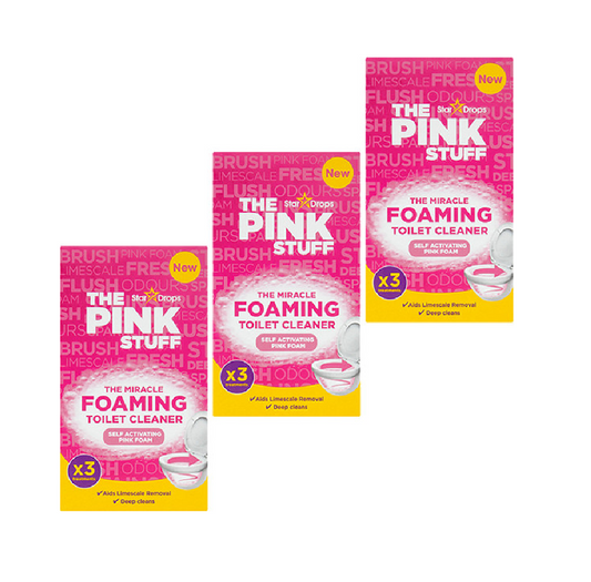 Stardrops The Pink Stuff Mega Bundle - 2x Pâte Nettoyante 850gr + Nettoyant  WC + Spray Multi-usages