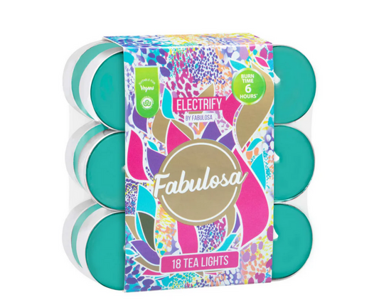 Fabulosa Tealight - Waxinelicht ELECTIFY - 18 komada - Limited Edition