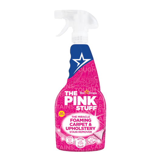 The Pink Stuff The Miracle Cream Cleaner, 500 ml (16.9 oz) + The Pink Stuff The Miracle Bathroom Foam Cleaner, 750 ml (25.4 oz), Multicolor