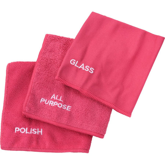 The Pink Stuff Microfibre cleaning cloth pink (3 pieces)